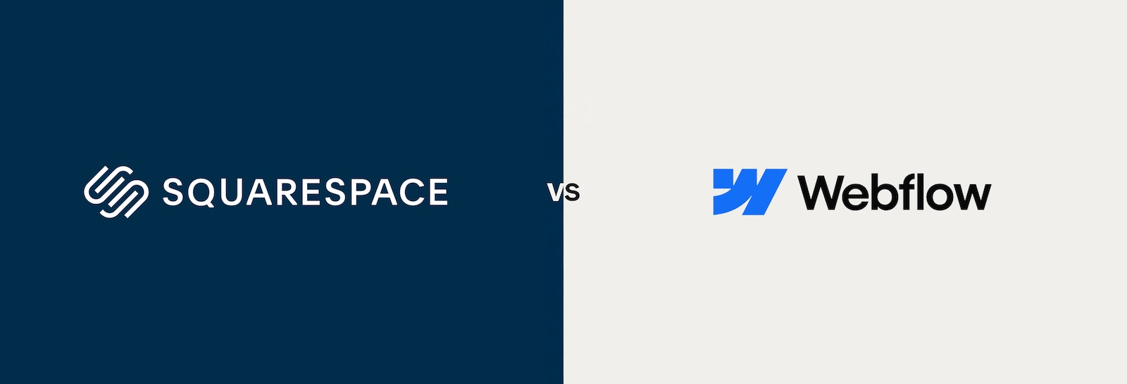 Webflow vs Squarespace – fuld sammenligning